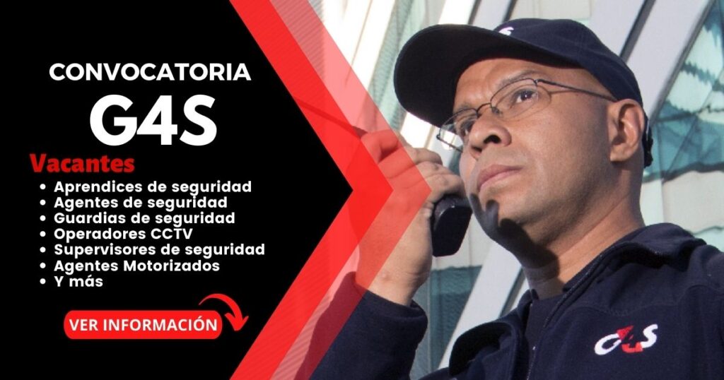 Prestigiosa empresa del sector seguridad G4S cuenta con nuevas plazas para ti Prestigiosa empresa del sector seguridad G4S cuenta con nuevas plazas para ti