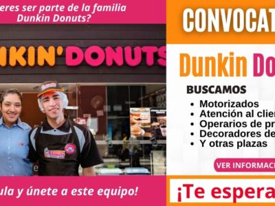 dunkin donuts empleo