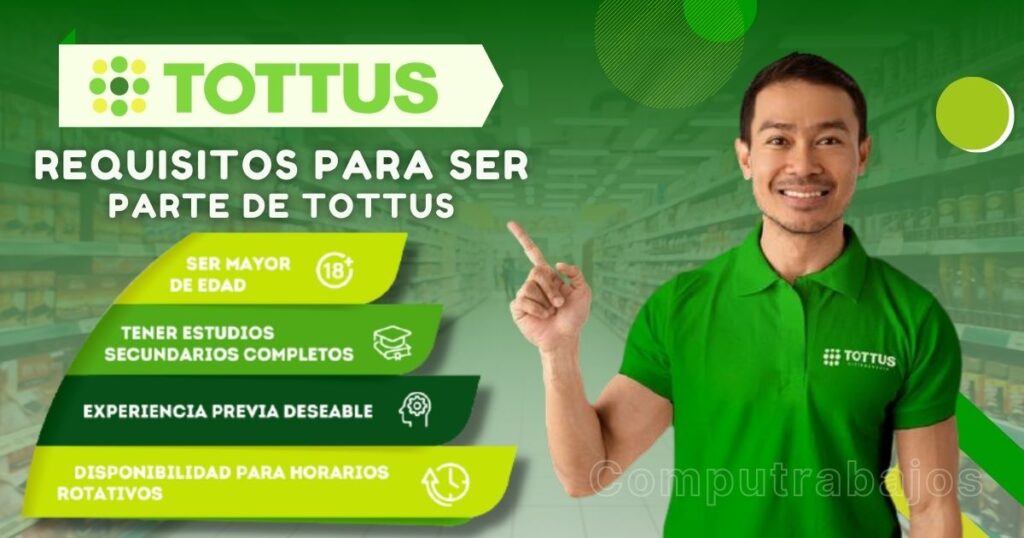 TOTTUS: Ven a ser unos de los integrantes de reconocido supermercado