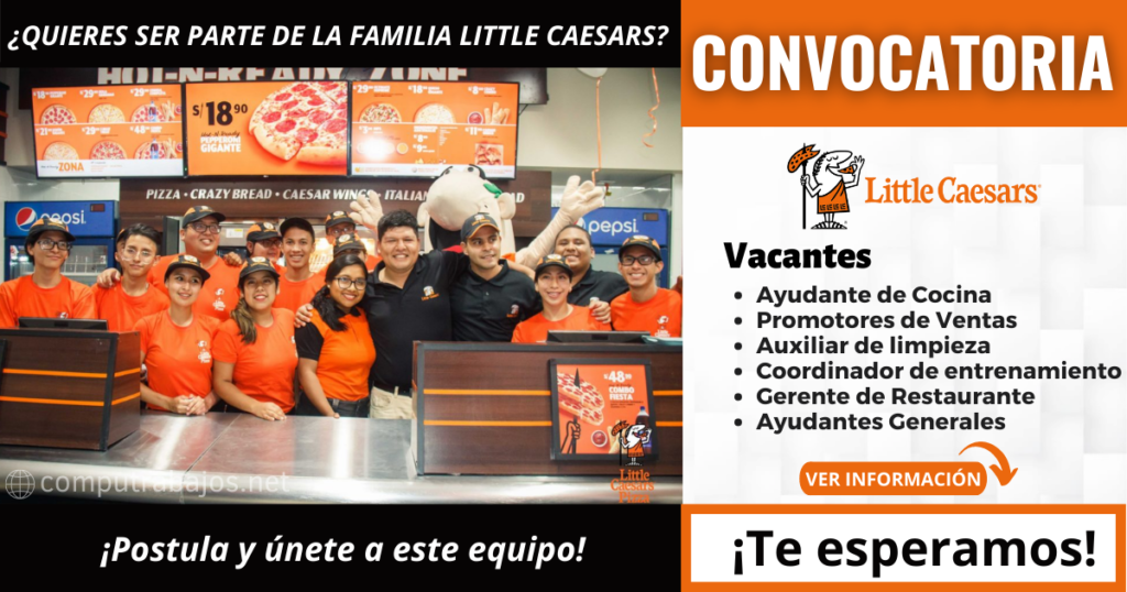 LITTLE CAESARS: Cadena de pizzerías cuenta con nuevas plazas